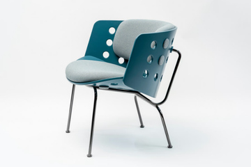 MELITEA - Chair with integrated cushion by La Manufacture - view 3
